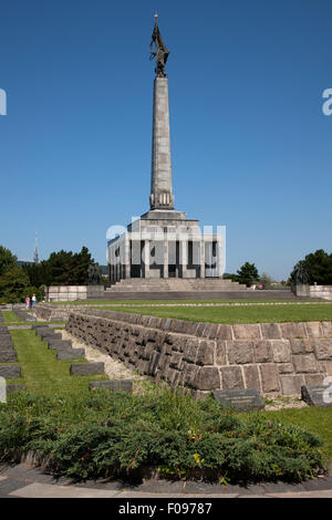 Slavin War Memorial, Bratislava, Slovacchia Foto Stock