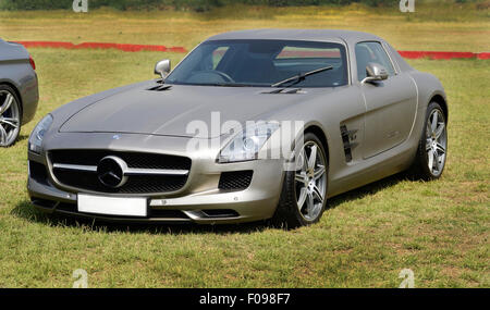 Mercedes SLS AMG a Bombay Super Car Show. Foto Stock