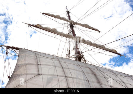 La nave olandese 'Morgenster' alla Gloucester Tall Ships Festival 2015 in Gloucester Docks REGNO UNITO Foto Stock