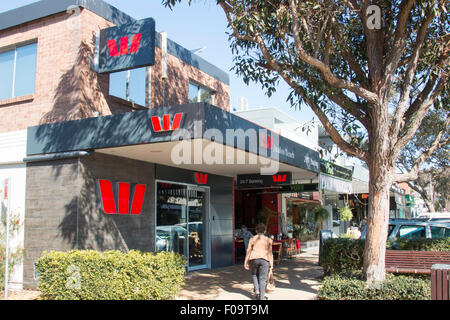 Ramo di westpac bank in Avalon a nord di Sydney, Nuovo Galles del Sud, Australia Foto Stock