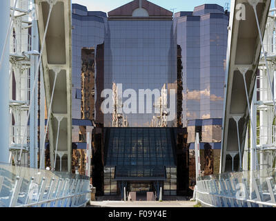 Il Quay West Edificio per uffici a Salford Quays Foto Stock