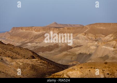 Vista di Wadi Hawarim nel Negev, Israele Foto Stock