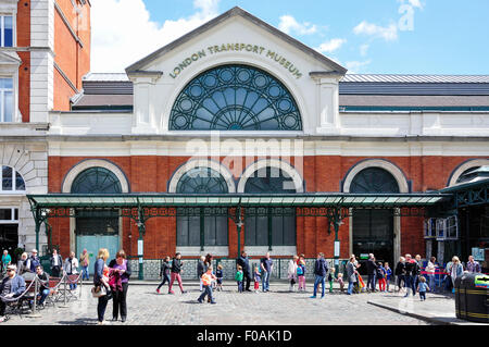 Museo dei Trasporti di Londra, mercato di Covent Garden, Covent Garden, la City of Westminster, Londra, Inghilterra, Regno Unito Foto Stock