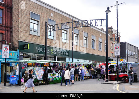 Mercato della cappella, Islington, London Borough di Islington, London, England, Regno Unito Foto Stock