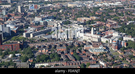 Vista aerea dell'Università di Leeds, Regno Unito Foto Stock