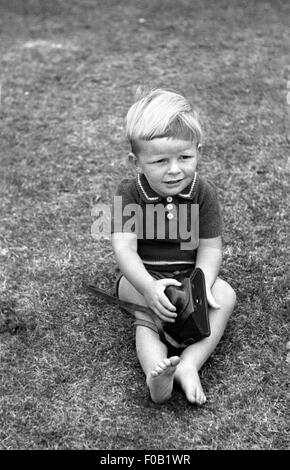 Ritratto di un giovane ragazzo Foto Stock