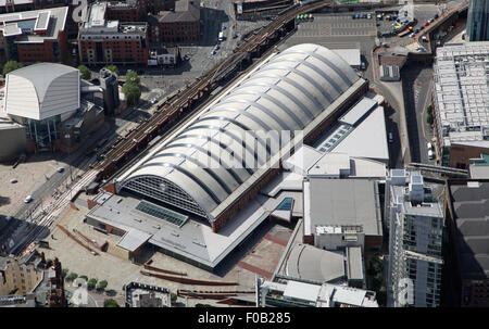 Vista aerea di Manchester Central Convention Complex, o GMEX, in Manchester Foto Stock