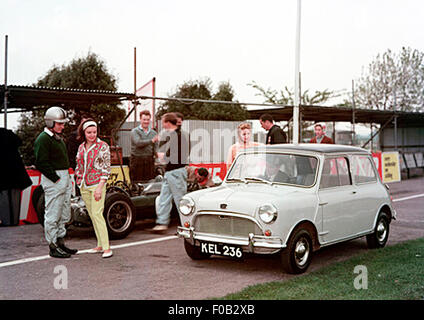 Mini Cooper a Goodwood 1961 Foto Stock