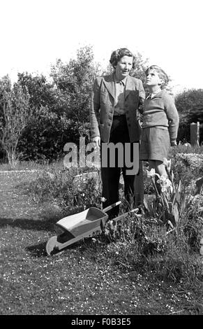 Ritratto di una madre e figlio Foto Stock