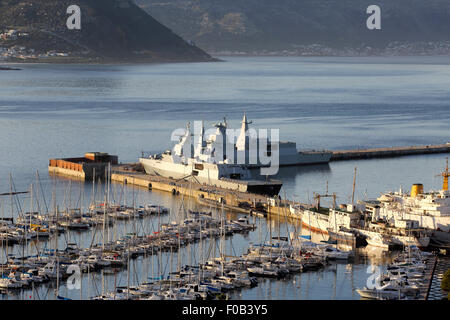 Marina e la base navale di Simon's Town, Città del Capo Foto Stock