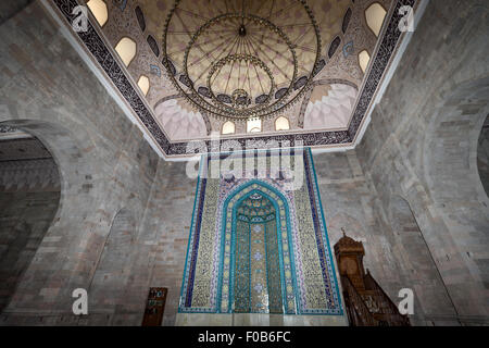 Interno, Juma (Venerdì) Moschea di Shamakhi, Azerbaigian. 1° moschea nei Caucases Foto Stock