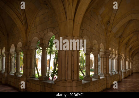 Chiostro di San Bernardo di Clairvaux medievale monastero spagnolo NORTH MIAMI BEACH FLORIDA USA Foto Stock