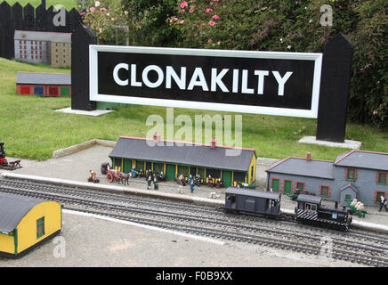 West Cork modello Villaggio Ferroviario a Clonakilty in Irlanda Foto Stock