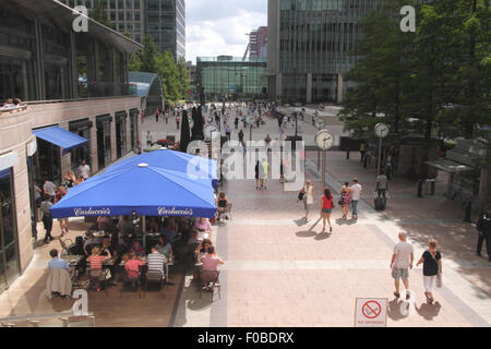 Reuters Plaza Canary Wharf London Agosto 2015 Foto Stock