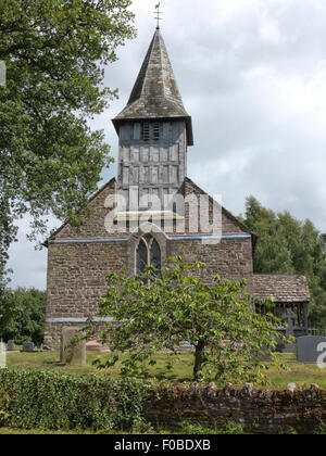 St Bartholomews Chiesa a Vowchurch, Hereford, England Regno Unito Foto Stock