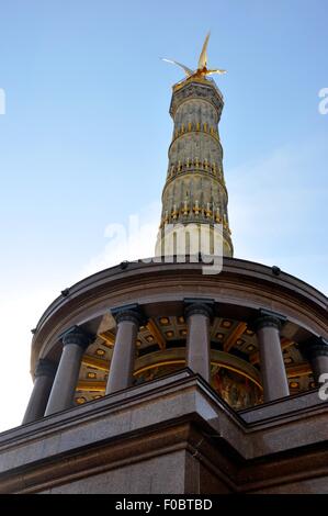 La Siegessaule colonna della vittoria di Berlino Foto Stock