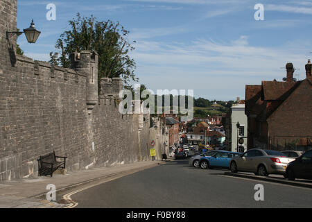 Castello di Arundel Street WEST SUSSEX Foto Stock