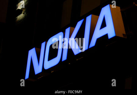 Markenname: "Nokia", Dezember 2013, Berlino. Foto Stock