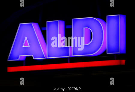 Markenname: 'Aldi', Dezember 2013, Berlino. Foto Stock