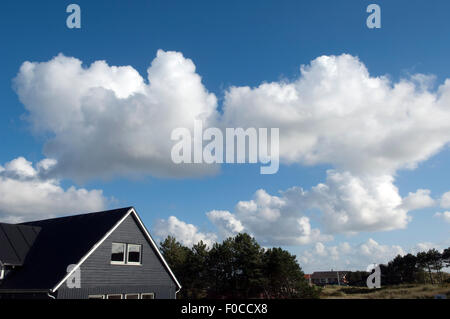 Wolke, Blau Konvektionswolken Foto Stock