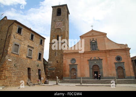 San Donato chiesa di Civita di Bagnoregio, Italia Foto Stock