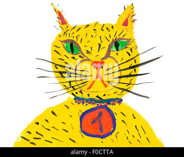 Campione del cat. bambino disegno Foto Stock