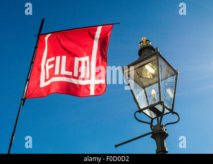 Film4 bandiere al vento al Summer schermo al Somerset House Foto Stock