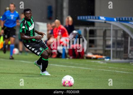 Joseph Alfred Duncan (Sassuolo), 10 agosto 2015 - Calcio : la pre-stagione amichevole tra Sassuolo 1-1 Villarreal a Mapei Stadium di Reggio Emilia, Italia. (Foto di Maurizio Borsari/AFLO) Foto Stock