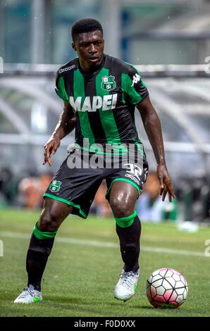 Joseph Alfred Duncan (Sassuolo), 10 agosto 2015 - Calcio : la pre-stagione amichevole tra Sassuolo 1-1 Villarreal a Mapei Stadium di Reggio Emilia, Italia. (Foto di Maurizio Borsari/AFLO) Foto Stock