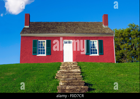 Un'immagine vibrante della storica john rankin house, un arresto di importanza cruciale per la libertà sulla ferrovia sotterranea locatein ripley ohio Foto Stock