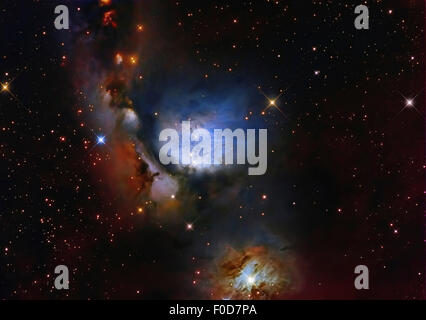 Messier 78, una nebulosa a riflessione nella costellazione di Orione. Foto Stock