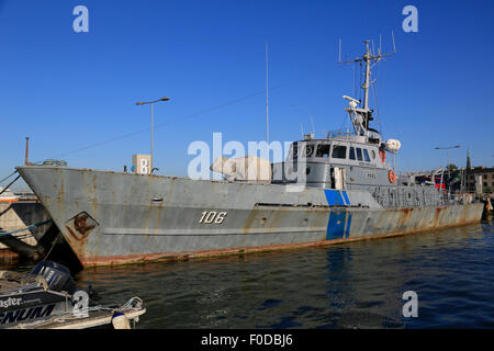 La guardia costiera della nave Maru PVL-106 in il Museo del Porto, Lennusadam idrovolante Harbor Museum, Tallinn, Estonia Foto Stock