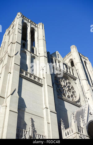 Exitor di grazia cattedrale, San Francisco California USA Foto Stock