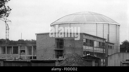 Scienza, fisica nucleare, centro di ricerca nucleare, Juelich, Renania settentrionale-Vestfalia, lavori di costruzione, circa 1960, diritti aggiuntivi-clearences-non disponibili Foto Stock