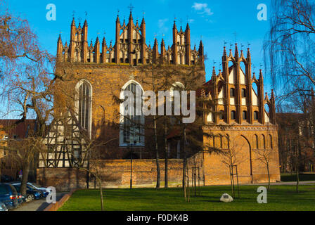 Chiesa della Santissima Trinità, Koskciol Swietej Trojcy, Gdansk, provincia di Pomerania, Polonia Foto Stock
