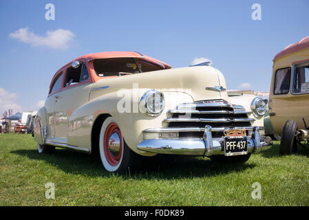 1947 Chevrolet Stylemaster coupe auto presso un vintage retrò festival. Regno Unito Foto Stock