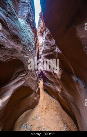 Spooky Gulch breve Grand Canyon Staircase-Escalante Foto Stock