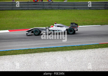 SEPANG, MALESIA - 4 aprile : Gran Premio della Malesia a Sepang F1 primo circuito 4 aprile 2010 a Sepang Foto Stock