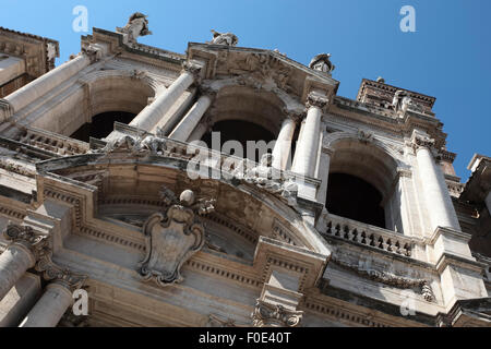 Gian Lorenzo Bernini sepolto nella cripta di famiglia nella chiesa di Santa Maria maggiore, Roma, Italia. Foto Stock