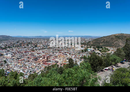 Paesaggio di Zacatecas, Messico Foto Stock