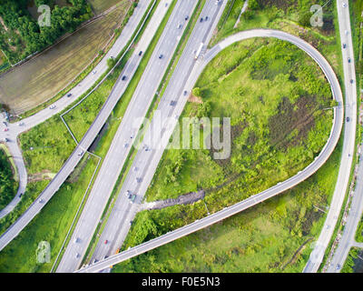 Autostrada a Bangkok in Tailandia Foto Stock
