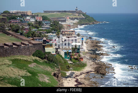 La Perla di Old San Juan Portorico Foto Stock