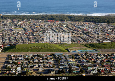 Zwelihle township di Hermanus, Sud Africa Foto Stock