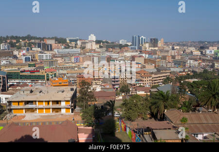 In Uganda, Kampala skyline della città Foto Stock