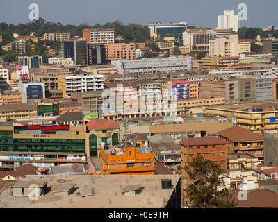 In Uganda, Kampala skyline della città Foto Stock