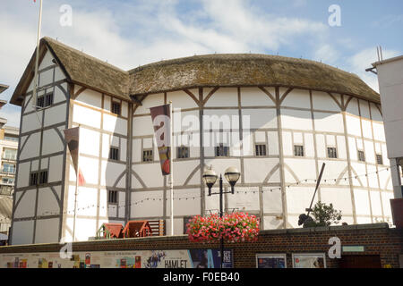 Il Globe Theatre è la moderna ricostruzione del Globe Shakespeare. Foto Stock