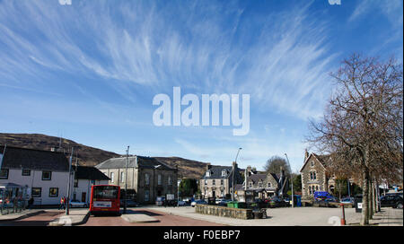 Somerled Square Portree Isola di Skye Foto Stock