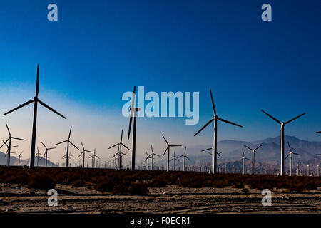 I generatori eolici a Whitewater vicino a Palm Springs California Foto Stock