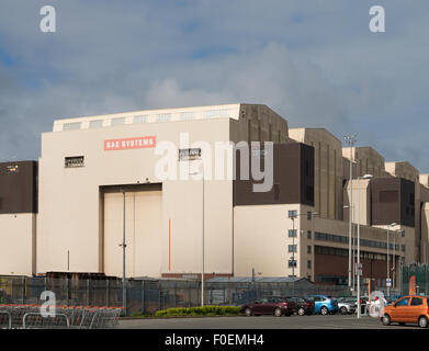 BAE Systems factory Barrow-in-Furness, Cumbria, England, Regno Unito Foto Stock
