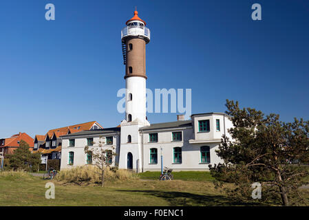 Faro di Timmendorf, Poel isola, Mar Baltico, Meclemburgo-Pomerania, Germania Foto Stock